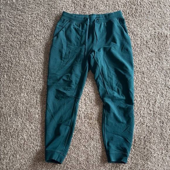 Lululemon men’s teal joggers size large - Picture 1 of 9